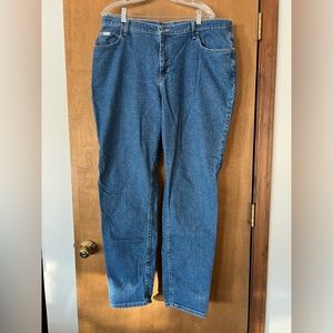 Lee Riders Blue Jeans Women’s Size 18W L. EXCELLENT COND.